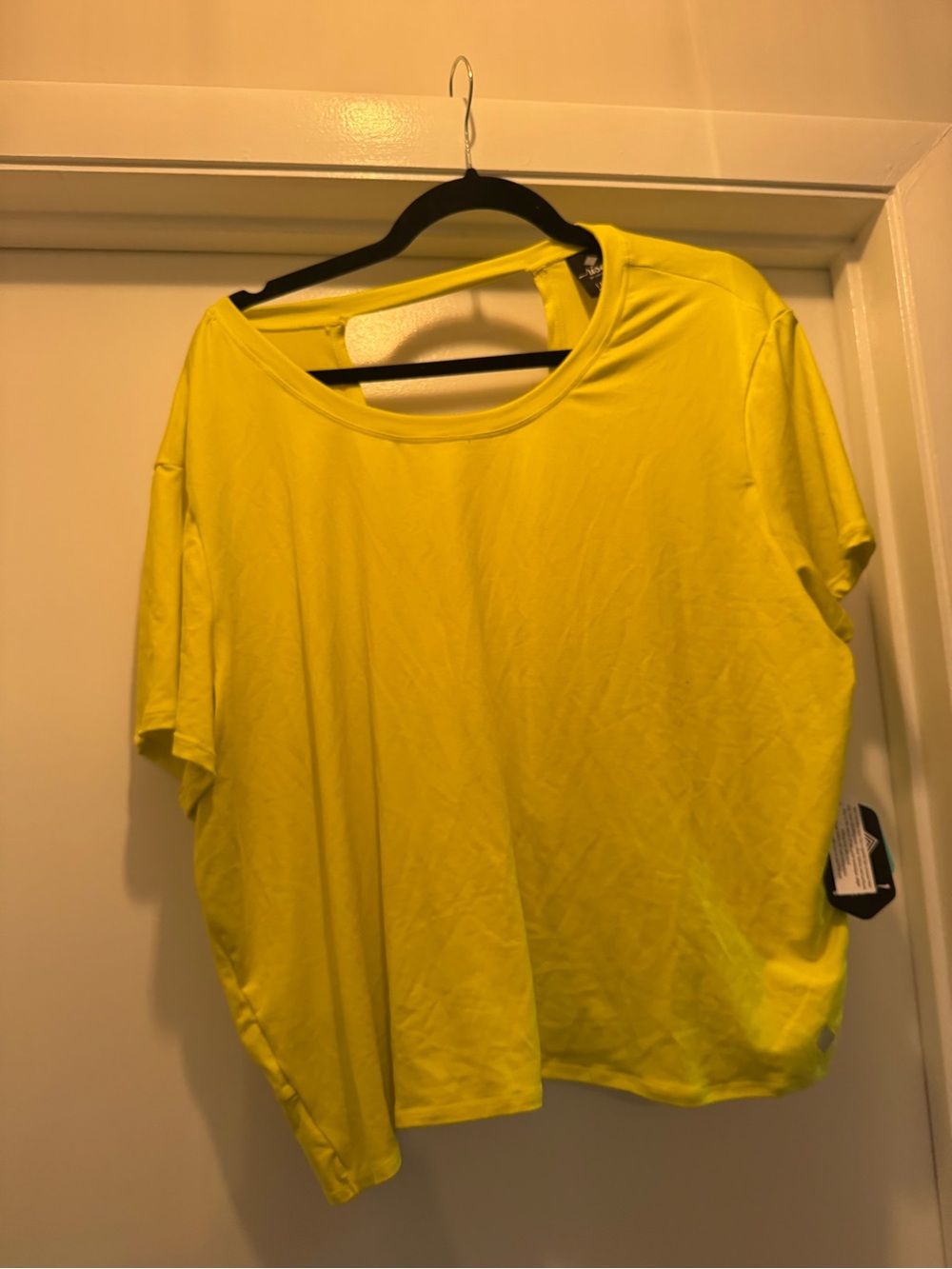 LuLaRoe Bright Yellow Fierce Twist Back Too
